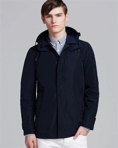 burberry rainjacket blue|authentic Burberry rain jacket.